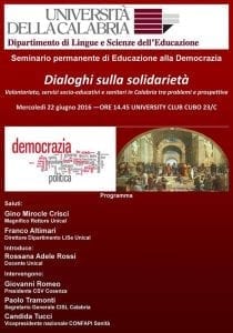 dialoghi sulla solidarietà
