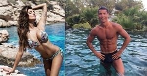 Cristina Buccino e Cristiano Ronaldo