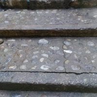 Gradinata nel centro storico di Cosenza