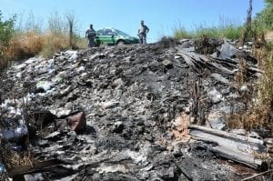 Discarica abusiva sequestrata a Rende