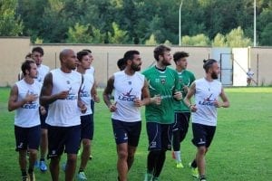 Allenamento del Cosenza