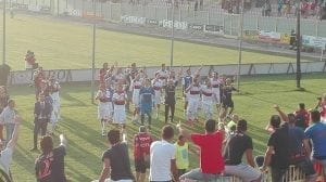 giocatori che festeggiano