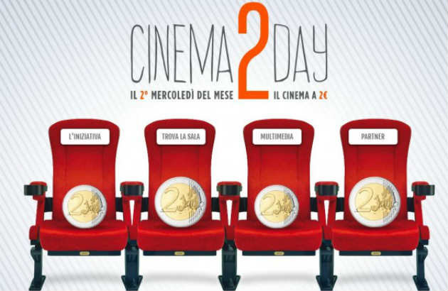 Low cost anche al cinema, con "Cinema2Day" bastano 2 euro