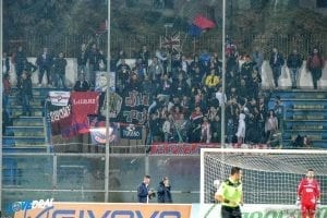 I tifosi del Cosenza presenti ieri ad Andria