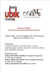 In Calabria A.I.Me.F. promuove la mediazione familiare