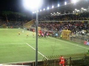 L'esultanza finale dei padroni di casa