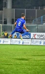 Rada esulta dopo il gol del 2-0