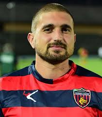Alberto Filippini autore del goal vincente a Fondi