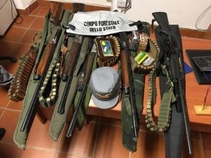 Introduzione di armi nel Parco della Sila: denunciati cinque cacciatori