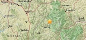 Fortissima scossa di terremoto in Centro Italia, di magnitudo 6.1 Richter