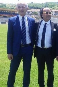 Il DS Cerri in compagnia del presidente Guarascio