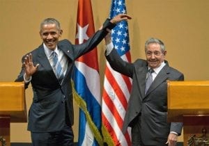 Barak Obama e Raul Castro