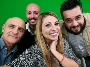 Mister Roselli con la redazione di "Lupi si nasce"