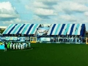 Grande entusiasmo al "Giovanni Paolo II" ieri per la Virtus Francavilla