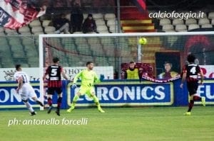 Il gol del vantaggio di Beppe Statella (photo Forcelli)