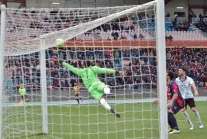 Il gol del 2-1 di Blondett