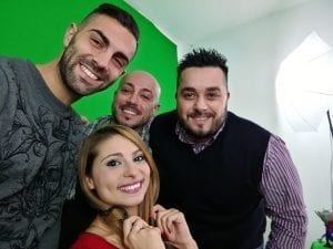 Selfie di Statella con la redazione di Lupi si nasce