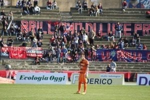 Uno sconsolato Perina (photo Belmonte)