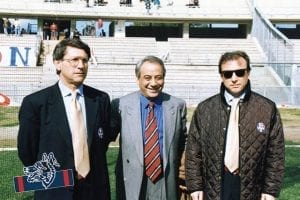 Alberto Zaccheroni con Pagliuso e Ranzani (photo solocosenza.com)