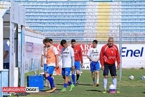 Seduta di allenamento allo stadio "Esseneto" (photo Longo)