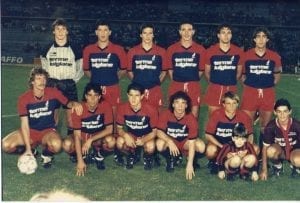 Il Cosenza 1987/88 che raggiunse la promozione in serie B