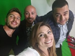 Il selfie di Calamai con la redazione di Lupi si nasce