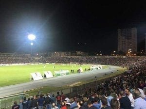 Come si presentava lo stadio domenica sera