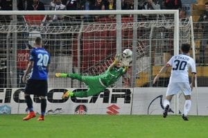 Perina in volo durante Matera-Cosenza (photo Rosito)