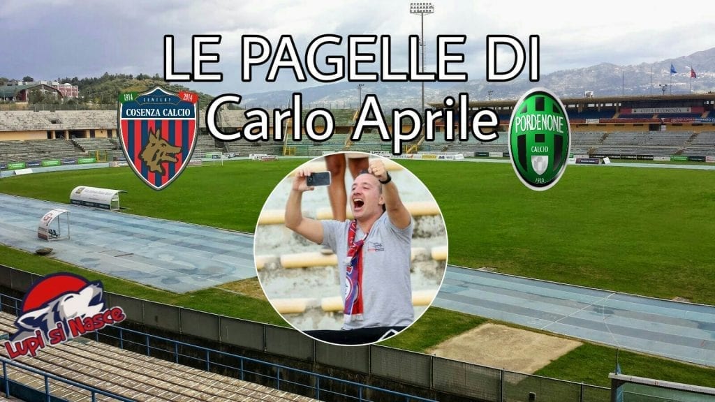 Pagelle Cosenza-Pordenone