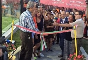 Un momento della serata d'inagurazione al Tennis Club Cosenza - Cosenza: inaugurati i primi campi di Padel della provincia