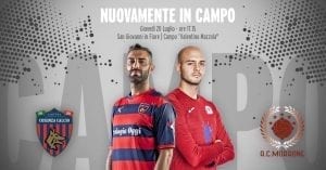 La locandina della partita (immagine Cosenza Calcio)
