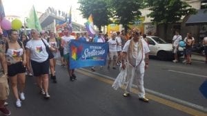 Un momento della manifestazione del 1 Luglio