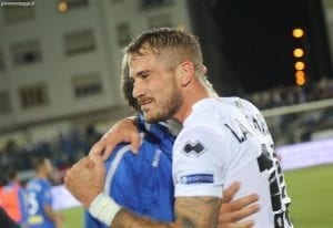 Con la maglia della Pro Vercelli