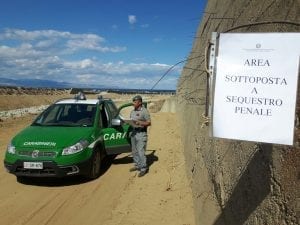 Corigliano Calabro sequestro torrente Cino