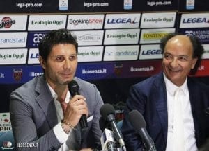 Fontana e Guarascio (photo Cosenza Calcio)