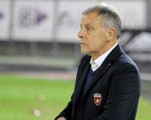 Mister Braglia a Lecce (photo Caputo)