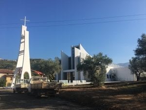 Cantiere della nuova Chiesa di Trenta