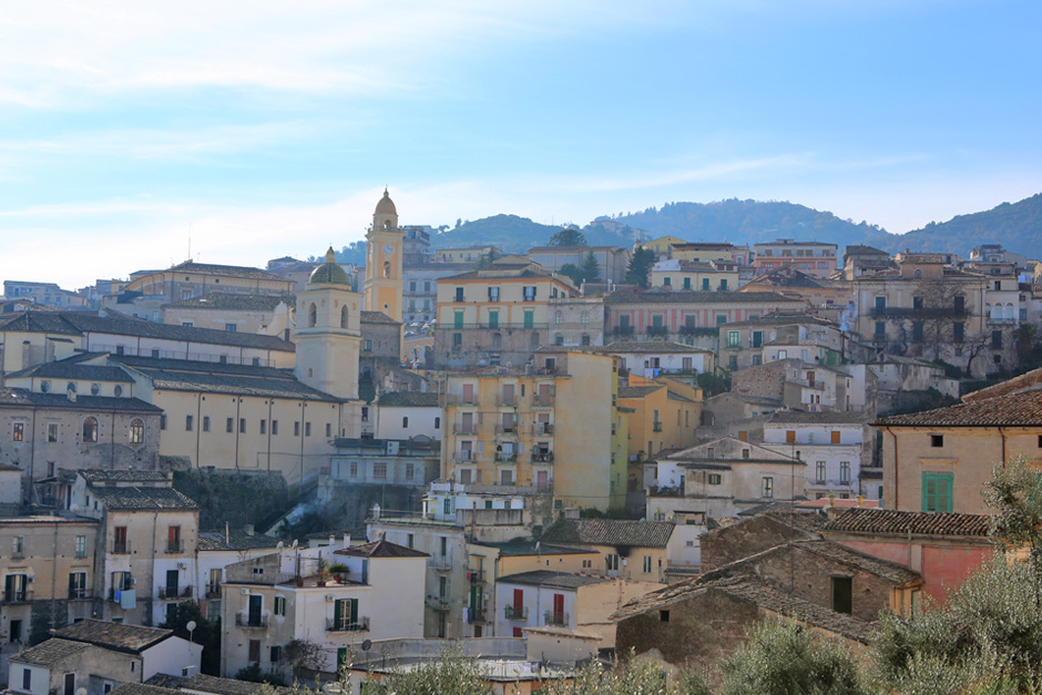 Dettaglio del centro storico di Rossano
