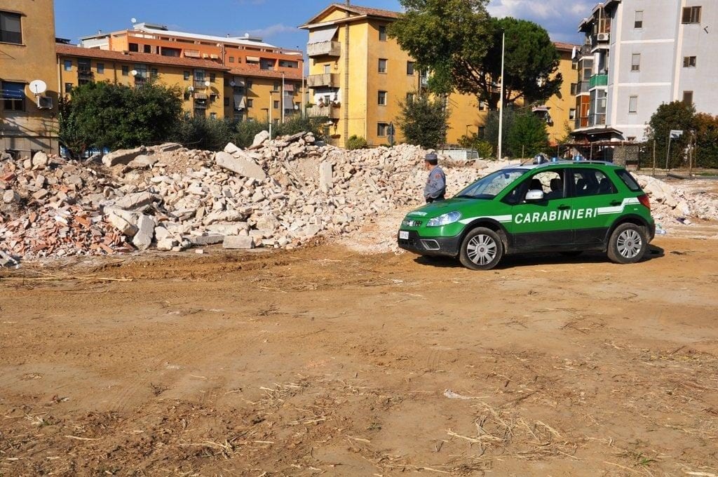 Cumulo rifiuti in sequestro a Cosenza