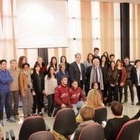 Foto di gruppo della notte dei ricercatori 2017