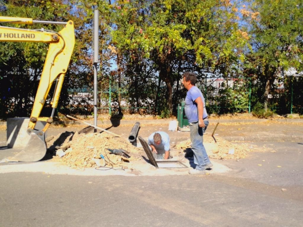 Lavori di regimazione a Rende