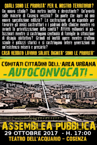 Locandina dell'Assemblea Pubblica