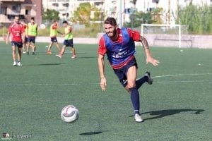 Pinna sotto sforzo in allenamento (photo IlCosenza.it)
