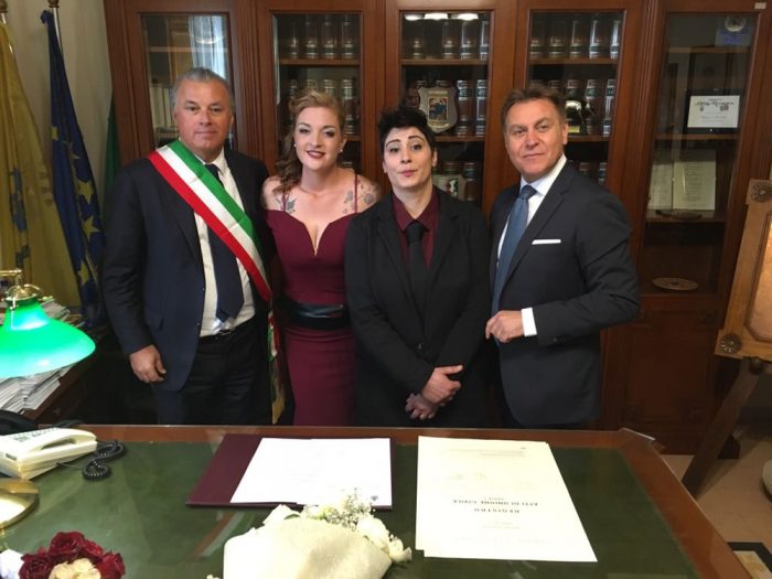 Prima unione civile calabra tra donne a Rossano