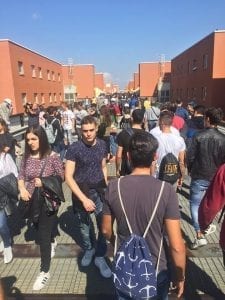 molti visitatori all'evento dell'Unical