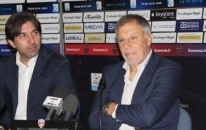 Stefano Trinchera e Piero Braglia i due tra i tanti ex della partita Lecce-Cosenza