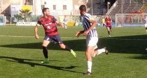 Capitan Corsi durante Akragas-Cosenza di ieri (photo S.S.Akragas)