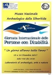 Locandina - Sibari Giornata della disabilità