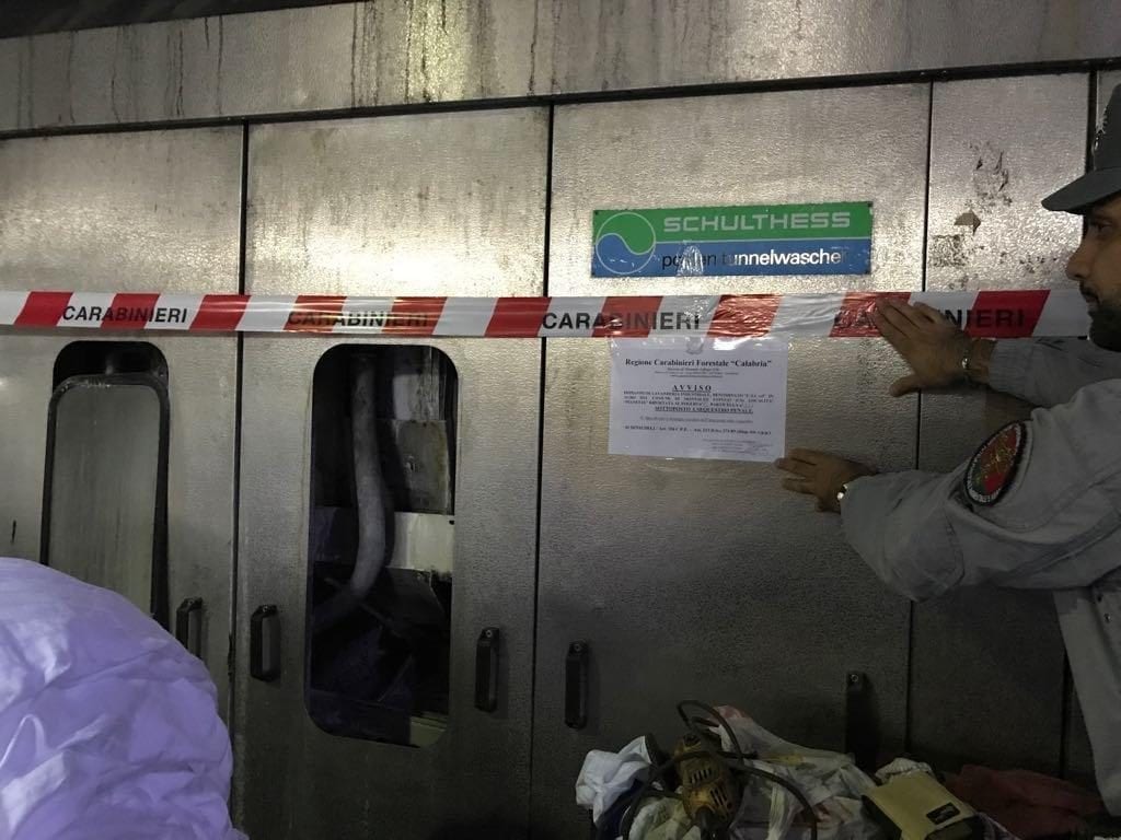 Sequestrate due lavatrici di Montalto Uffugo