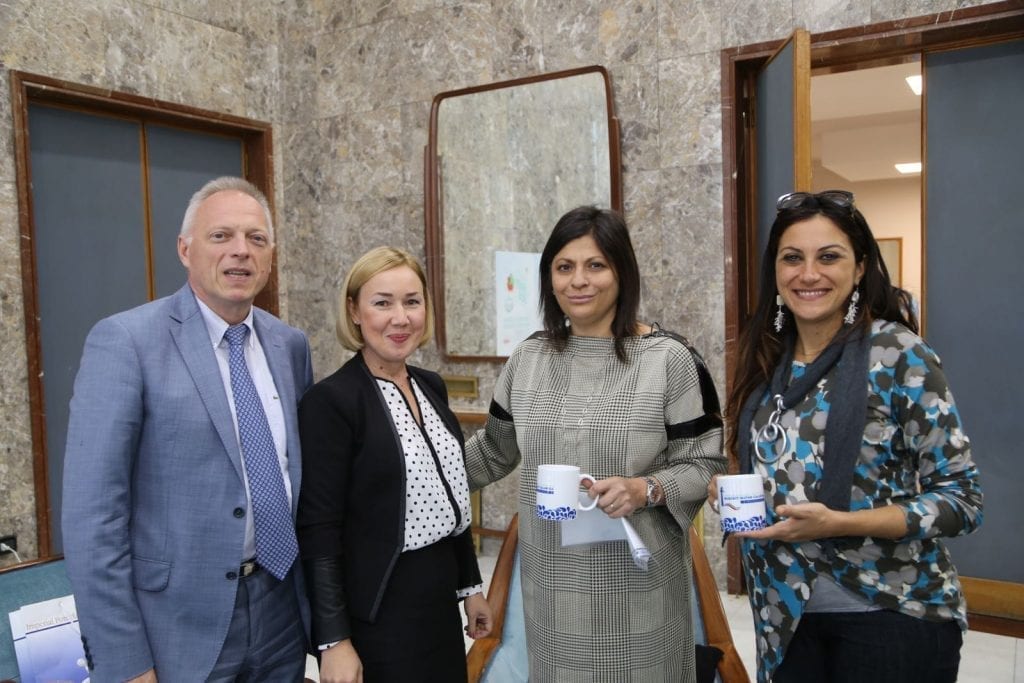 il console, la presidente dell'associazione culturale russa, il vicesindaco santelli e l'assessore succurro